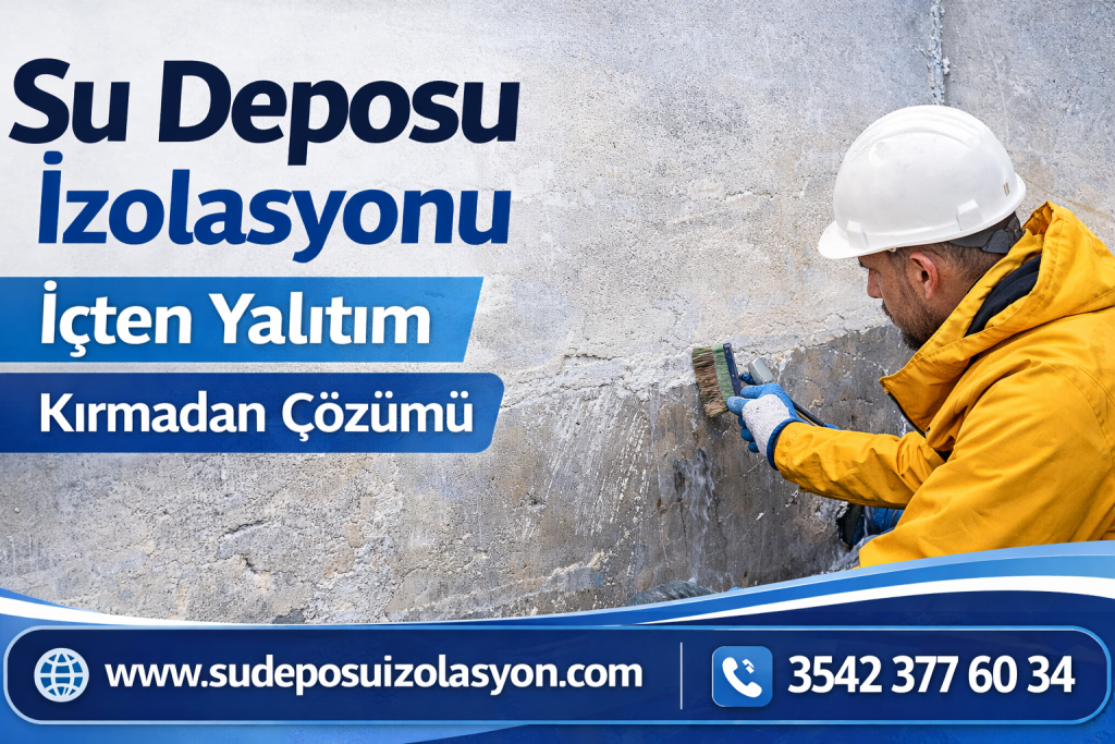 Gaziosmanpaşa su deposu izolasyon