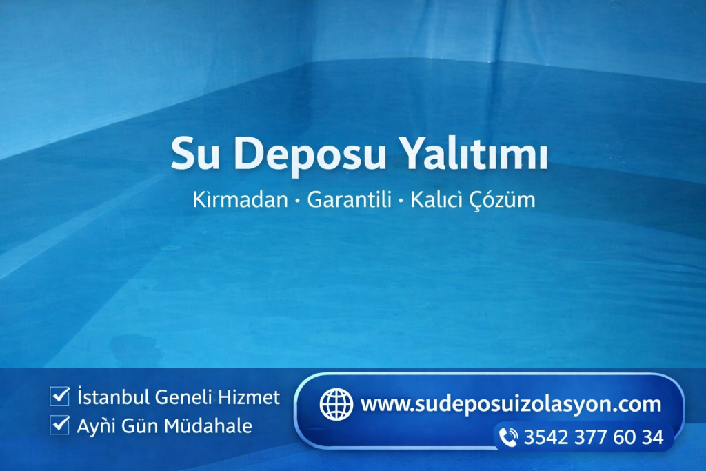 Adalar su deposu izolasyon