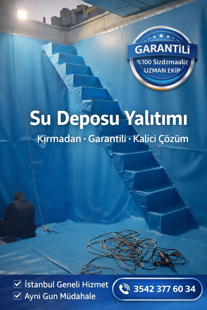 Ataşehir su deposu izolasyon