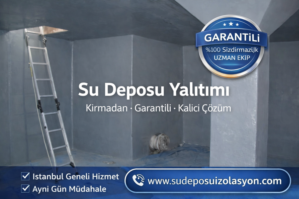 Beyoğlu su deposu izolasyon