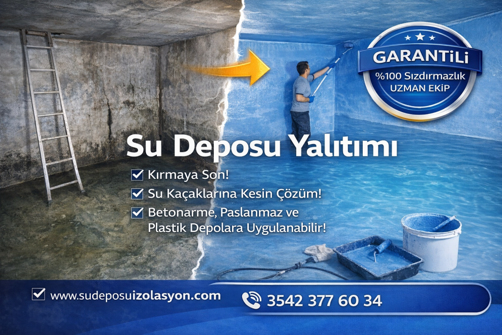 Sancaktepe su deposu izolasyon