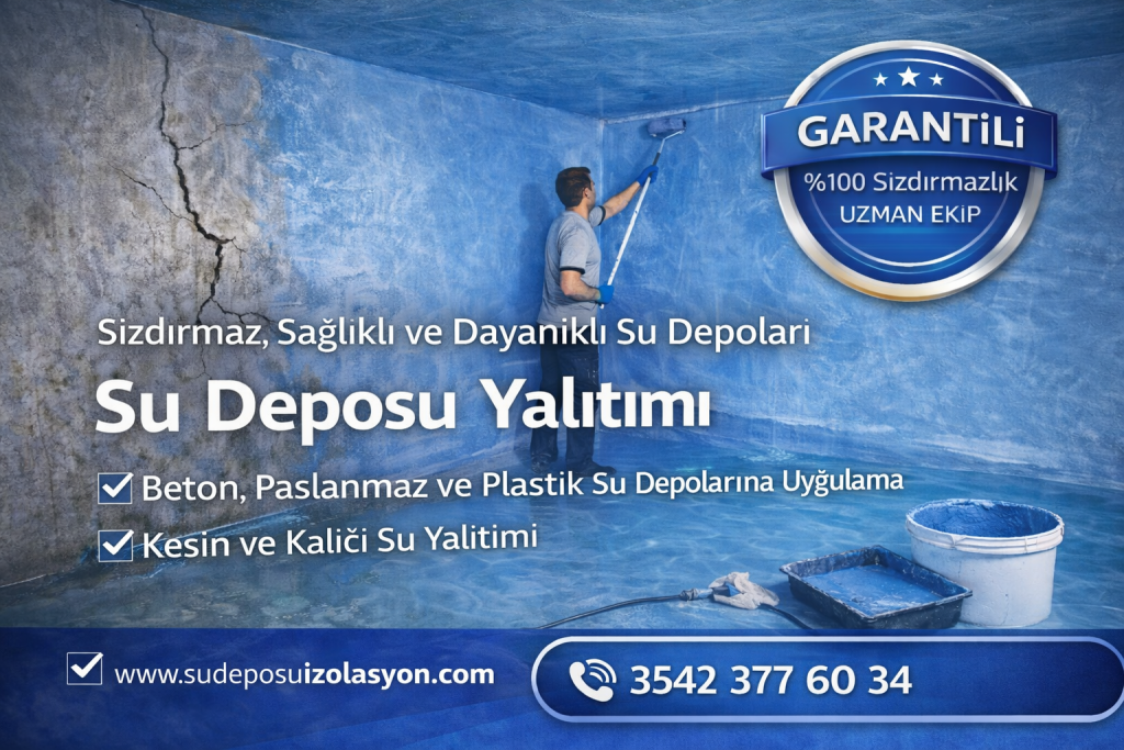 Tuzla su deposu izolasyon